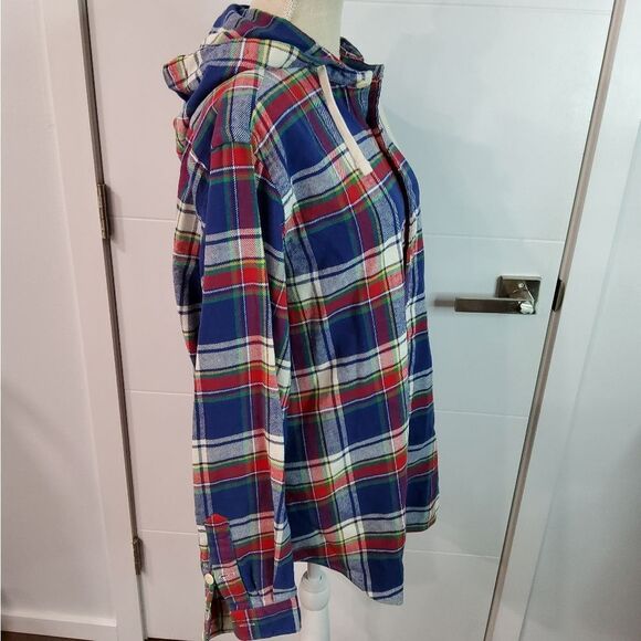 Polo Ralph Lauren Plaid Hoodie Size L - Picture 3 of 12